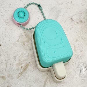 Fruit popsicle clicker bag charm