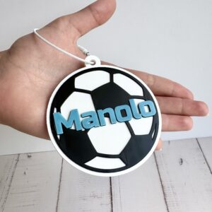 Personalized Soccer Bag Tag