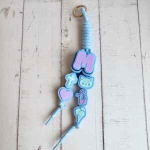 Personalized letter clicker with charms