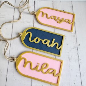 Personalized Christmas Stocking Tag